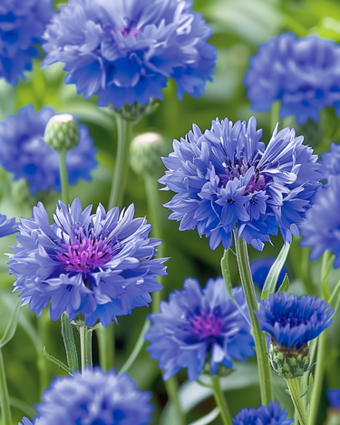 Graines de bleuet Blue Ball (Centaurea cyanus) – fleur annuelle