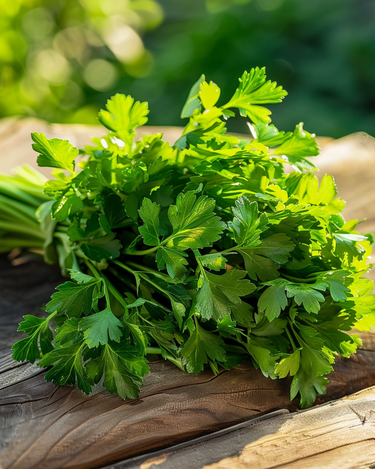 Parsley seeds (Petroselinum crispum) – biennial herb