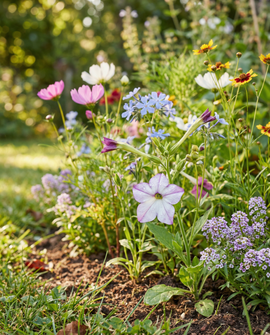 Mélange de fleurs parfumées graines annuel 15 variétés 15 m2 paquet