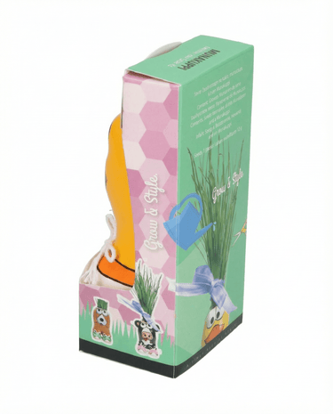 Italian Ryegrass Grass Duck Figure seeds (Lolium multiflorum) – grow kit