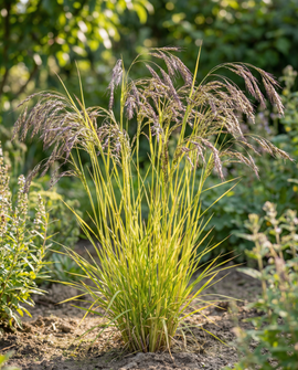 Purple Millet Seeds Panicum Miliaceum Annual Grass