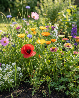 Graines De Fleurs D'été Mélange Annuel 25m²